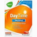 AXIV Daytime Multi-Symptom, Daytime Cold and Flu Relief Softgels, Non-Drowsy Cold Medicine, Relief of Pain, Sore Throat, Minor Aches and Pains, Fever, Cough, 24 Count