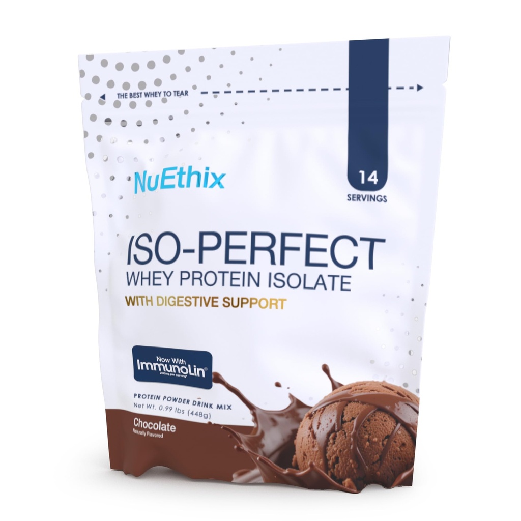 NuEthix Formulations ISO-Perfect with Digestive Support (Chocolate, 14 Servings)