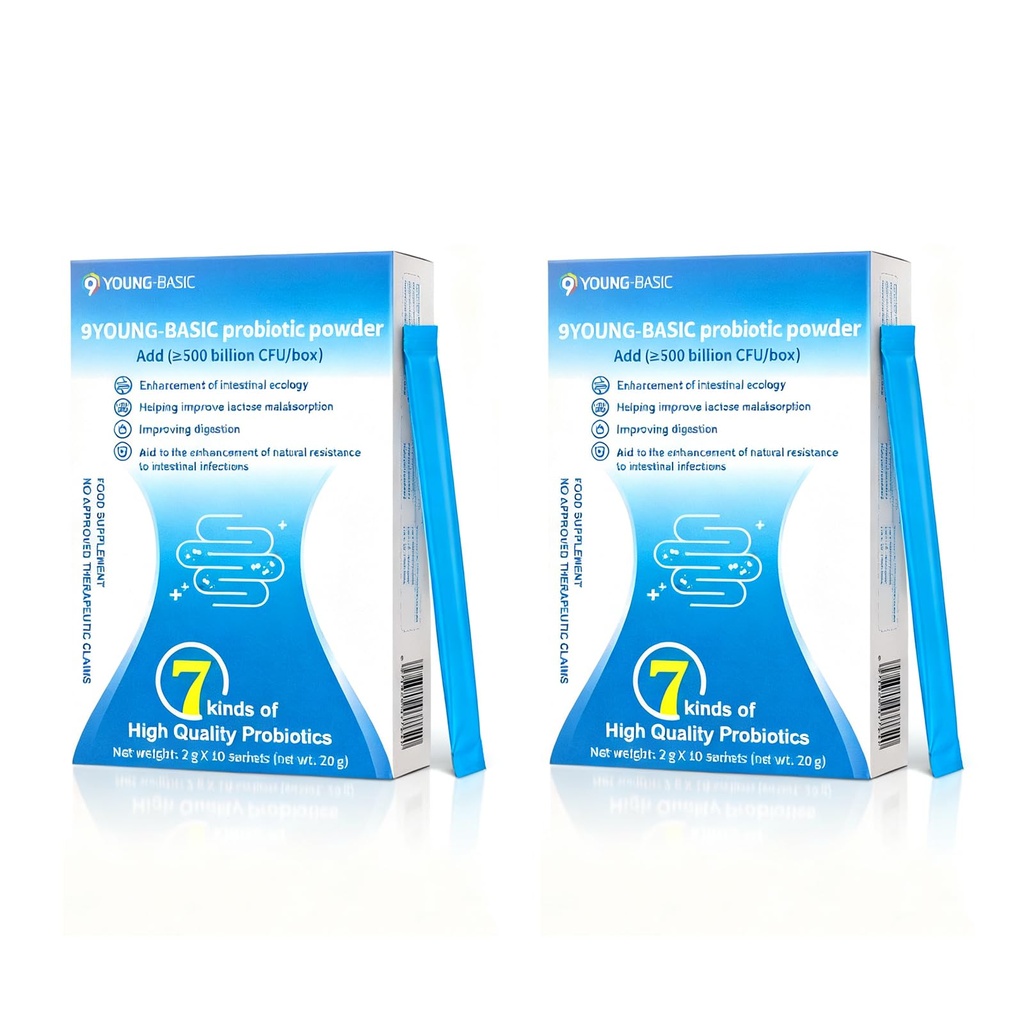 Organic Probiotic Powder for Women and Men - Probiotics 500 Billion CFU - High Bifido Quick-Acting Formula with Enzymes, Prebiotics for Digestive and Immune Health - 20-Day Max Care (2)
