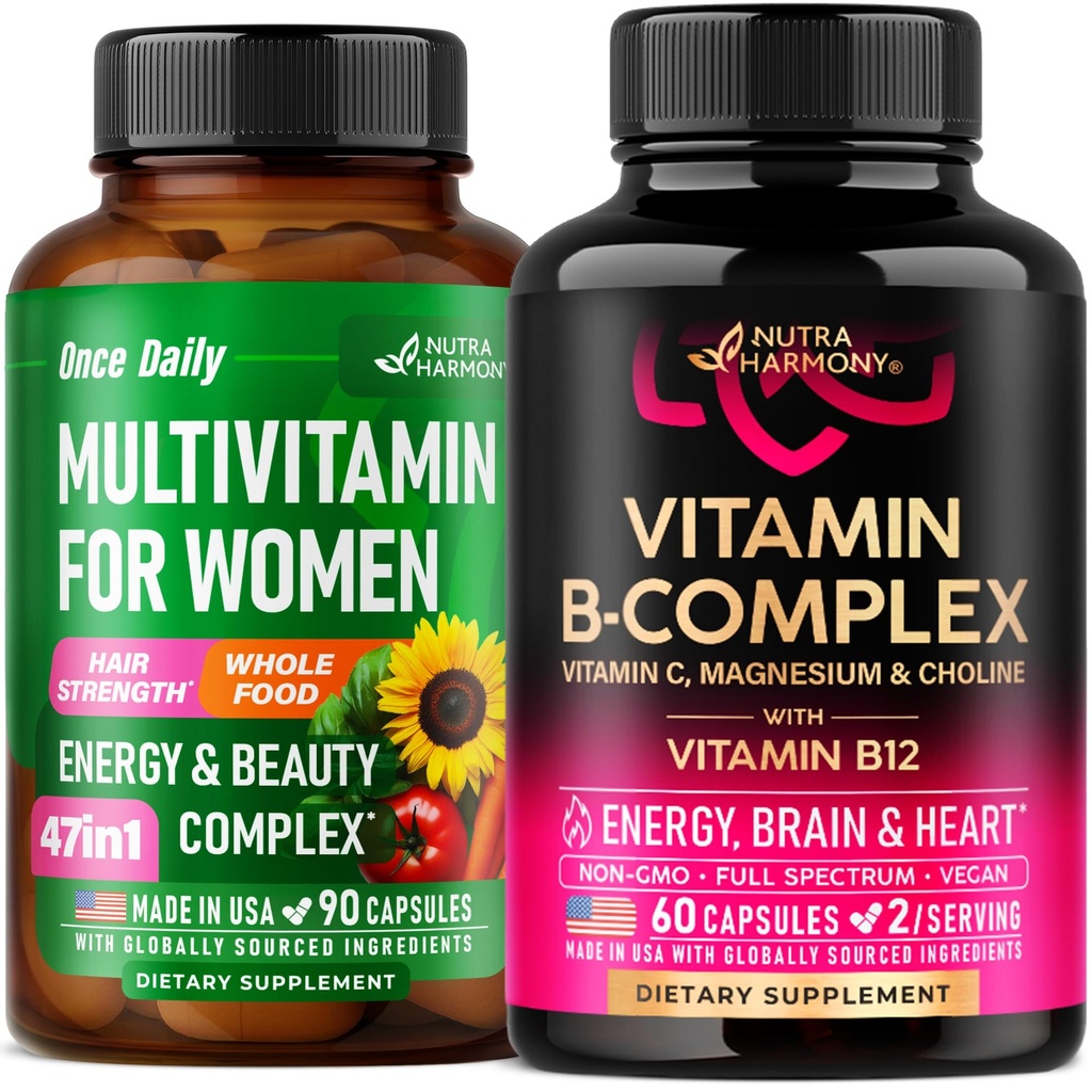 NUTRAHARMONY Vitamin B Complex & Multivitamins for Women