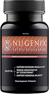 Nugenix Estro-Regulator - DIM Supplement, Estrogen Blocker for Men and Aromatase Inhibitor, Testosterone Booster - 60 Capsules