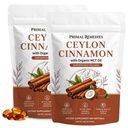 Ceylon Cinnamon, 300 Softgels with Mct Oil, for Daily Wellness Routine (2PCS)