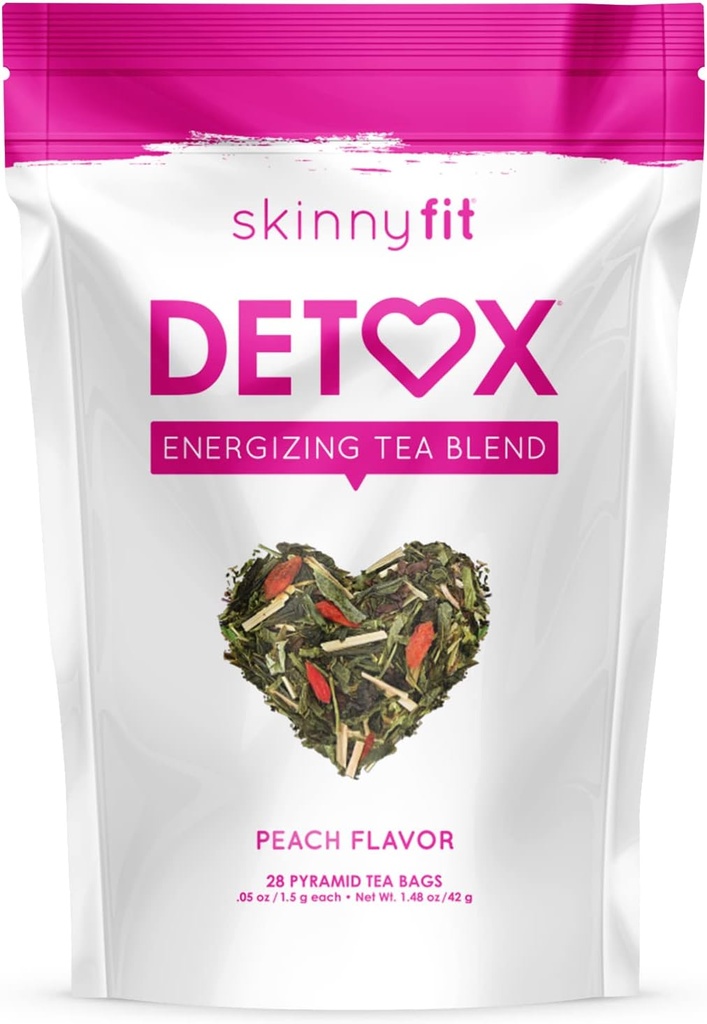 SkinnyFit Detox Τσάι: Όλα-φυσικά, Laxative-free, Υποστηρίζει ένα υγιές βάρος, βοηθά στη μείωση της ροής, φυσική ενέργεια, υποστηρίζει ανοσοποιητικό σύστημα, Vegan, 28 υπηρεσίες