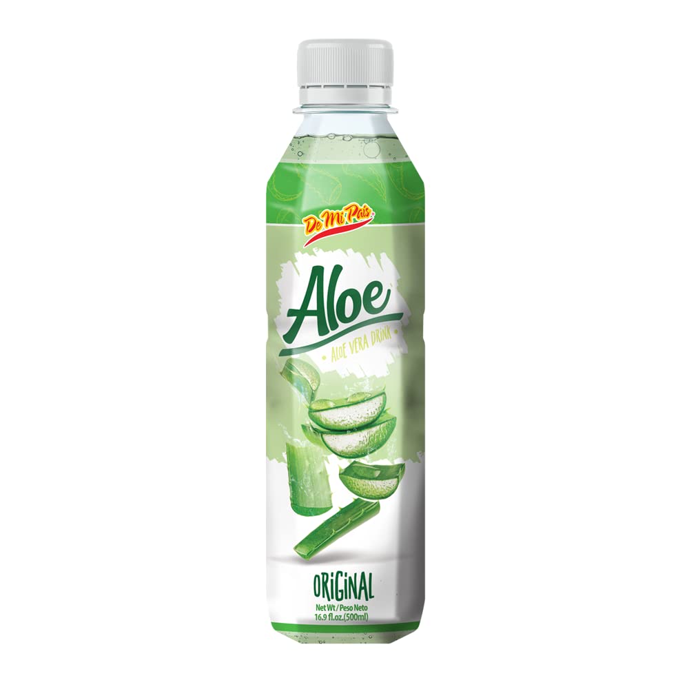De Mi Pais Aloe Vera Original Drink 16 fl. oz (Pack of 6)