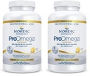 Nordic Naturals ProOmega, Lemon Flavor - 210 Soft Gels - 1000 mg Omega-3 - High-Potency Fish Oil with EPA & DHA - Promotes Brain, Eye, Heart, & Immune Health - Non-GMO - 105 Servings (Pack of 2)