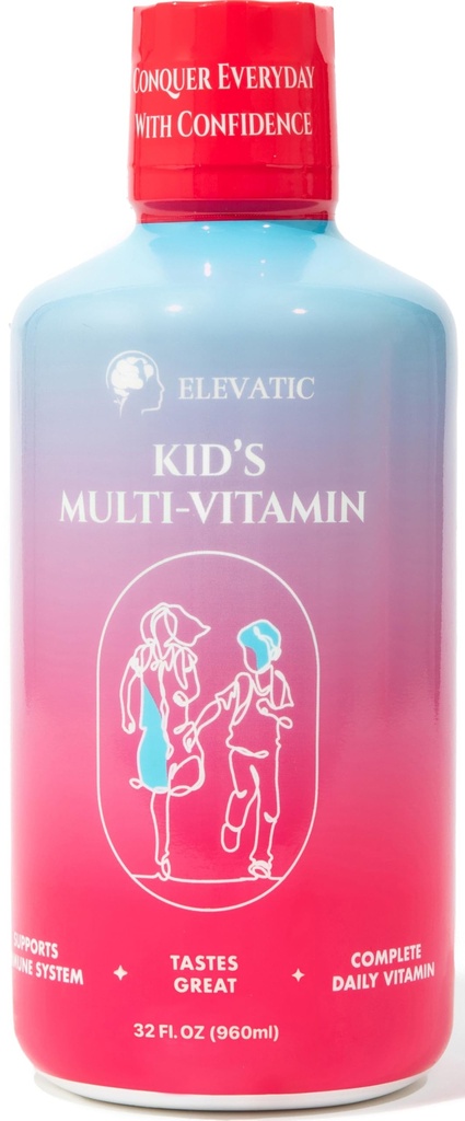 Kids multivitamin | 32 Fl.oz (960ml) | Children’s Favourite Liquid multivitamin Formula | Ensuring Daily Essential Nutrition for Kids | Free from Allergens, Artificial Colors & Flavors
