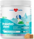 Probiotics for Dogs Digestive Health - Υποστηρίξτε την υγεία, τη διάρροια, το αέριο, και εποχιακές αλλεργίες - με μέλι, κολοκύθα και πρεβιοτικά για Digestive υποστήριξη, κακή αναπνοή σκύλου & δυσκοιλιότητα