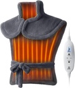 BOB AND BRAD Θέρμανση Pad για Back Pain Relief, FSA Edge-Weighted Electric Heat Pad for Neck HSA Επιλέξιμο, ώμοι & Full Body Relief, Γρήγορη Θέρμανση, ETEL Certified, Δώρο για γυναίκες Ανδρών Οικογένεια 24"x34"