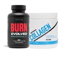 Sculpt Nation by V Shred Burn Evolved 2.0 and Collagen Peptides Powder Bundle