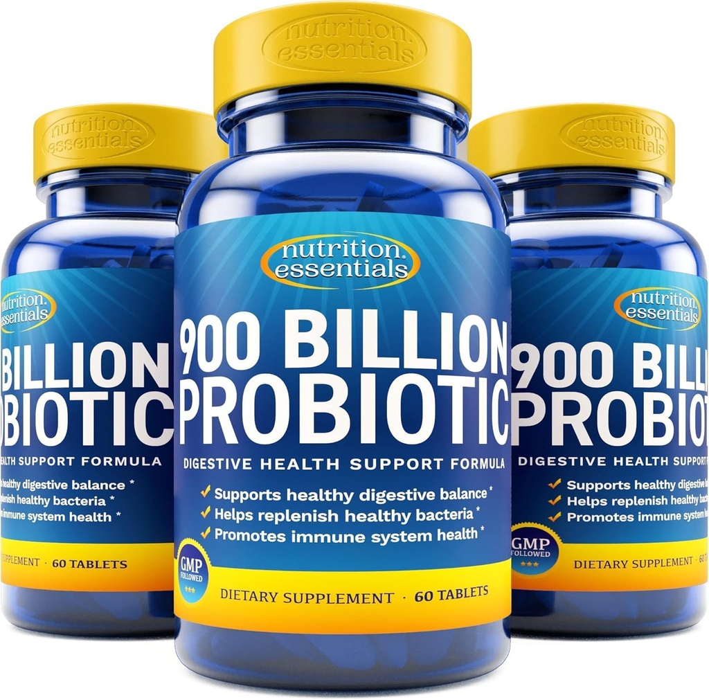 Nutrition Essentials Probiotic Supplement + Nootropic Brain Support Supplement