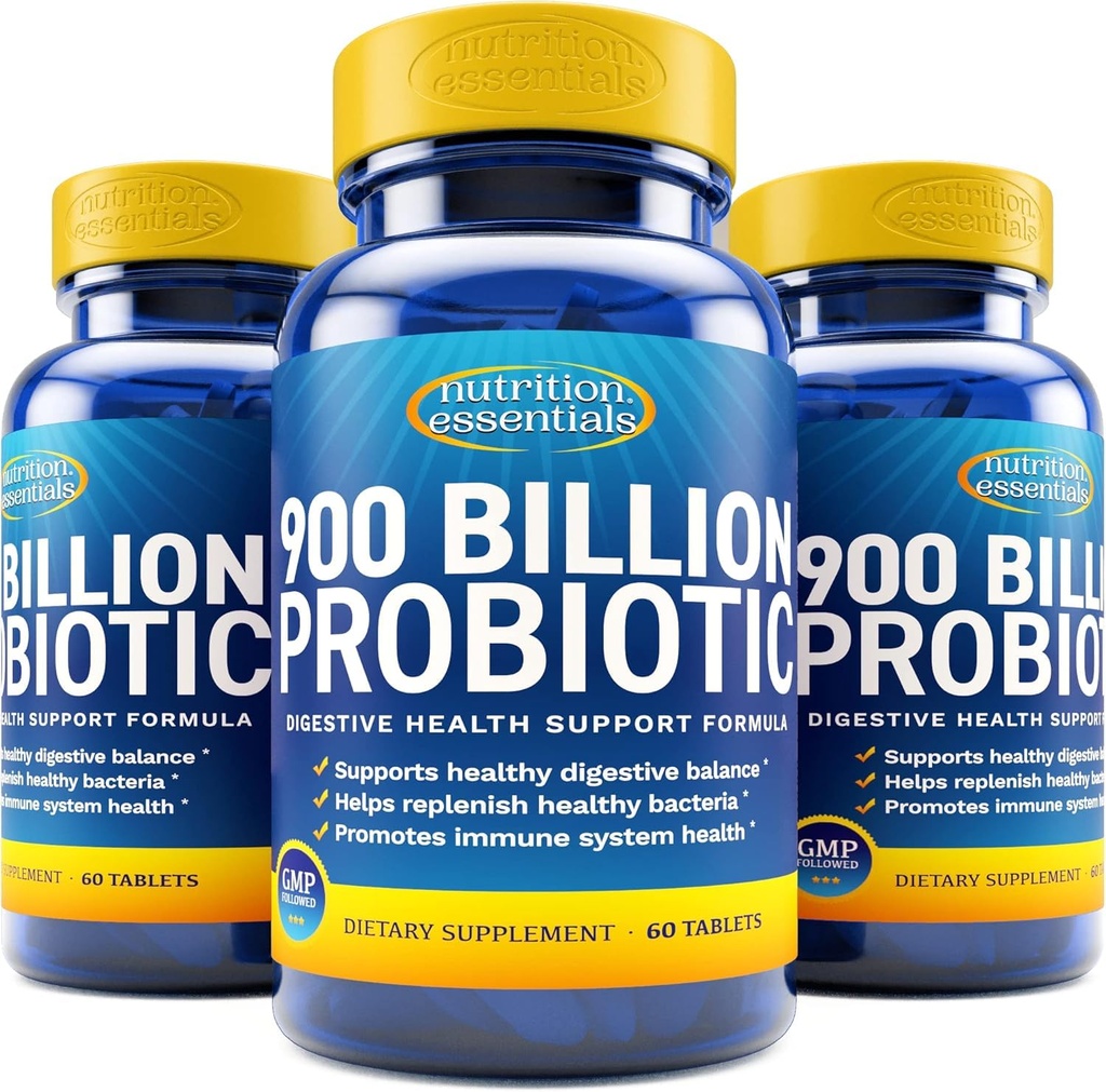 Nutrition Essentials Probiotic Supplement + Nootropic Brain Support Supplement