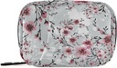 Naanle 7 Ημέρα Cherry Blossom Τσάντα οργανωτή χάπι με Zipper, Φορητή εβδομαδιαία περίπτωση, Συμπαγές μέγεθος για τον κάτοχο συμπλήρωμα βιταμίνης