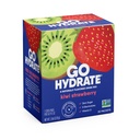 GoHydrate Instant Hydration Powder Packets - Low Sodium Electrolytes Drink Mix - Φυσική Ενυδάτωση Υποστήριξη, Ζάχαρη Δωρεάν Ηλεκτρόλυτη Γεύση Ποτό με Βιταμίνη D, 30 συσκευασίες, Kiwi Φράουλα