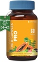 Vitamin B Complex with Vitamin D3, Vitamin K2 & Centella Asiatica with B1, B2, B3, B5, B6, B9 & Vitamin B12 |Improves Hair, Skin & Nails | Improves Heart Health & Regulates Calcium | 60 Caps