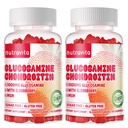 Nutravita Glucosamine Chondroitin Gummies με MSM & Elderberry Extra Strength - Κοινή Υποστήριξη, Αντιοξειδωτικό συμπλήρωμα υποστήριξης ανοσοποιητικών για ενήλικες, άνδρες και γυναίκες. 120 μάσημα φράουλας