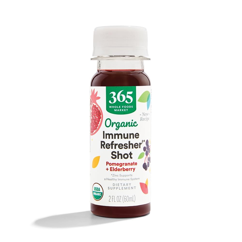 365 by Whole Foods Market Organic Pomegranate & Elderberry Shot, 2 FZ