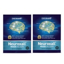 NANOWELL Neuroxall Brain Health Supplement for Enhanced Cognitive Function and Mental Clarity, Astaxanthin, Ginkgo Biloba Extract, Antioxidant - 60 Softgels X 2 Boxes for 2 Months (120 Count)