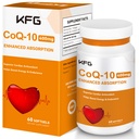 KFG CoQ10 400mg Softgels, Συνένζυμο Q10 Συμπληρώματα Υποστήριξη Καρδιά Υγεία, Καρδιαγγειακή Υγεία, Ανοσοποιητικό Σύστημα & Παραγωγή Κυτταρικής Ενέργειας, Χωρίς Γλουτένη