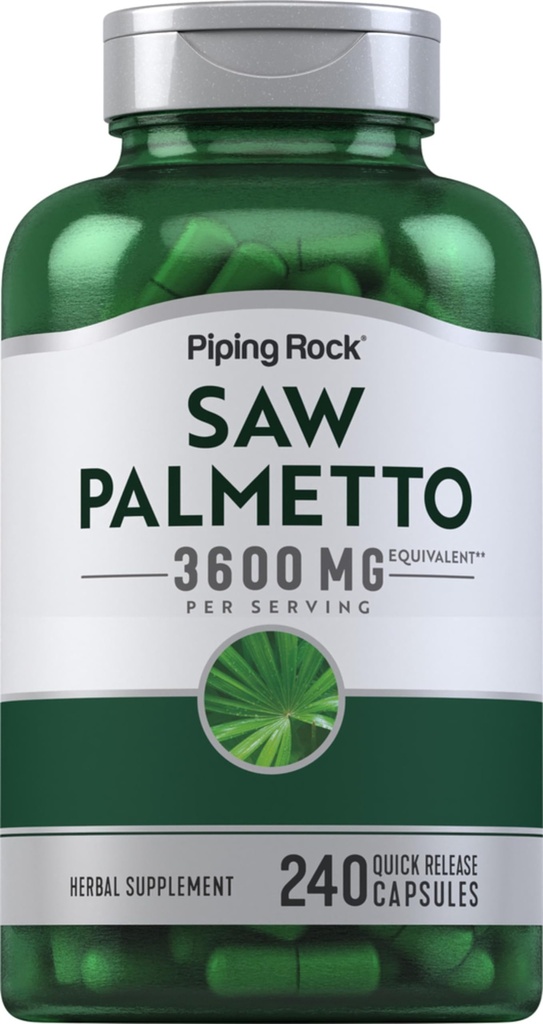 Piping Rock Saw Palmetto Extract 3600mg 