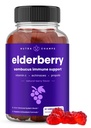 NutraChamps Gelderberry Gummies with Vitamin C, Propolis & Echinacea - Υποστήριξη του ανοσοποιητικού συστήματος Gummy Βιταμίνες για Ενήλικες & Παιδιά - Max Strength 200mg Sambucus Antioxidant