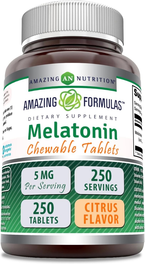 Καταπληκτικές Φόρμουλες Μελατονίνη Chewable Supplement 