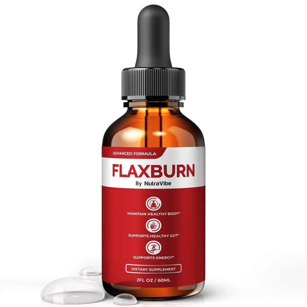 Flaxburn Drops – Keto Support Supplement | Energy & Healthy Body Shape Support for Active Lifestyle & Daily Wellness | Easy-to-Use Oral Drops, Non-Habit Forming (30 Servings)