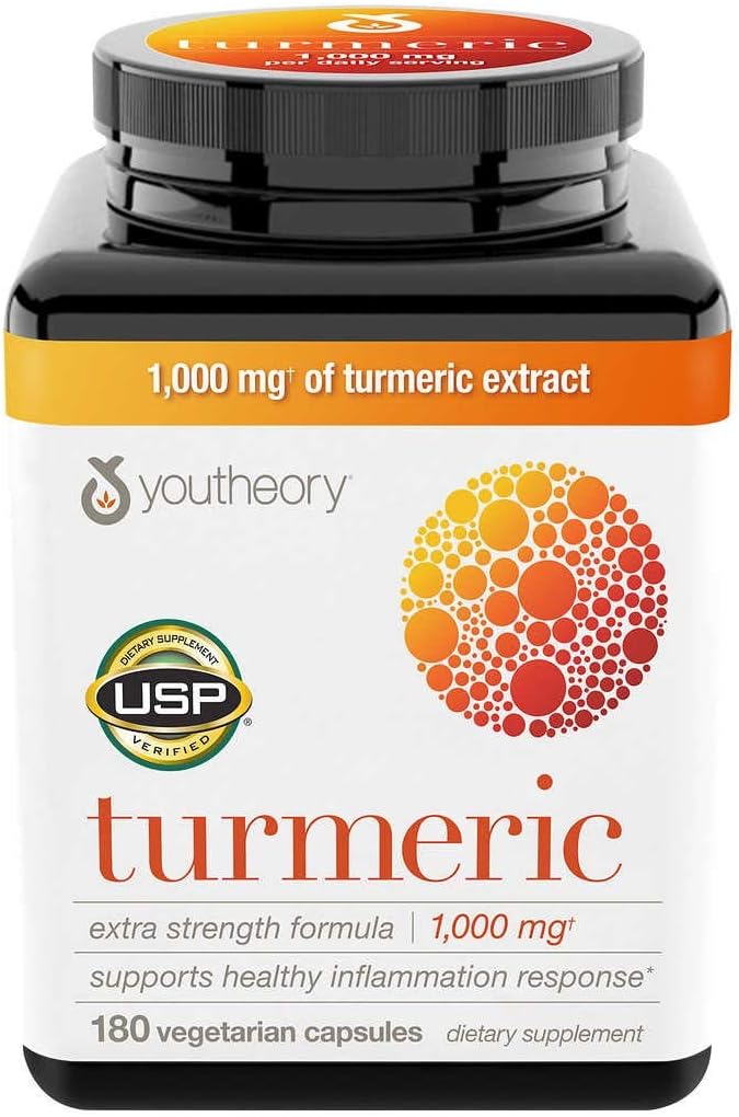 Youtheory Turmeric Extra Strength 1000mg (180 Count) (3 Συσκευασία)