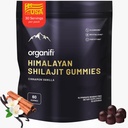 Organifi Shilajit Gummies - Ιμαλαΐων Shilajit για άνδρες και γυναίκες με PrimaVie Shilajit, 40-Plus Trace Minerals, και More - Ορμονική Ισορροπία, Ενισχύει Κυτταρική Ενέργεια, Beats Κόπωση, και More, 60 Count