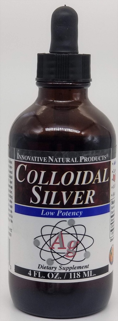 COLLOIDAL Silver 50 PPM | 4 OZ Bottle | INNOVATIVE NATURAL PRODUCTS