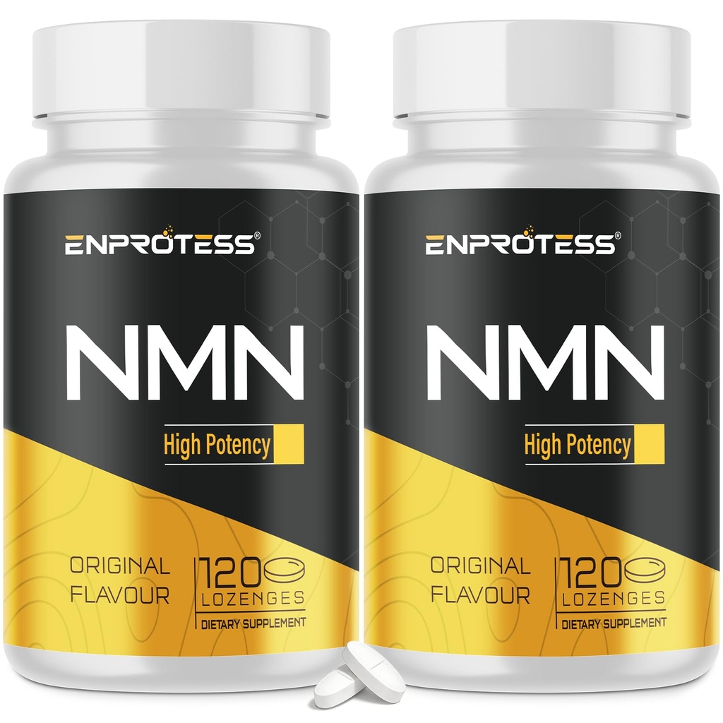 Sublingual NMN 500mg, Max Absorbency & Fast-Acting NMN Supplement（240-Day Supply）, 99% Pure NMN (Nicotinamide Mononucleotide) for NAD, Cell, Immune, Energy, Muscle, Anti-Aging, Longevity, 240 Lozenges