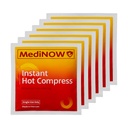 MediNOW Instant Hot Pack 6 x 6 Disposable, Instant Heating Bag for Sore Neck, Shoulder, Arm, Leg Muscles & Menstrual/Abdomen Discomfort (12/Pack)