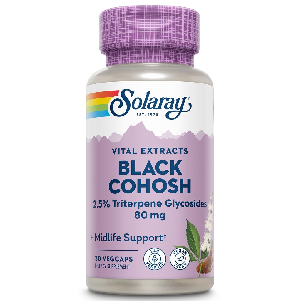 SOLARAY Black Cohosh Root Extract 80 mg 