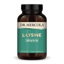 Δρ. Mercola L-Lysine, 90 Κάψουλες 1500 mg L-Lysine, Μη ΓΤΟ, Χωρίς γλουτένη, Χωρίς σόγια