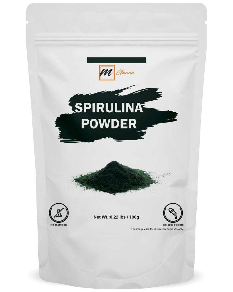 100% Spirulina Powder/Blue Green Algae Powder 0.22 lbs / 100 g