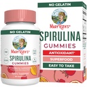 MARYRUTH'S Spirulina Gummies Made with Organic Spirulina | Superfood Gummies for Ages 14+ | Antioxidant | Vegan | Non-GMO | Pectin-Based | Gluten Free | 90 Count
