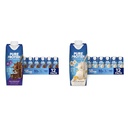 Pure Protein Chocolate and Vanilla Protein Shakes, 30g Protein, 11oz Bottles, 12 Pack Bundle