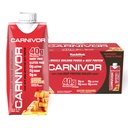 MuscleMeds Carnivor RTD, Ready to Drink Protein, Lactose Free, Sugar Free, 40g Isolate Protein, Muscle Building, Recovery, Halal Certified, Salted Caramel, 16.9 Fl Oz (Pack of 12)