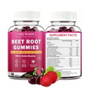 Beet Root Gummies, Nitric Oxide Booster Supplements with Beetroot, COQ10, L-Citrulline & L-Arginine Muscle & for Endurance, Performance- Sugar Free, Non-GMO, Cherry Flavor, 60 Count