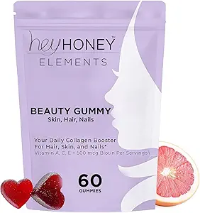 Hey Honey Skin Care Vegan Collagen Gummies – Αντιγηραντικές βιταμίνες ομορφιάς για τις γυναίκες 