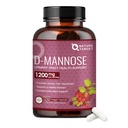 NATURE TARGET D-Mannose 1200mg - D Mannose Supplements for Women with Cranberry - Promotes Urinary Tract Health, Bladder Cleanliness & Antioxidant Support - Non-GMO, Gluten-Free & Vegan - 120 Capsules