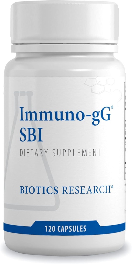 Biotics Research Ultimate Immuno-gG® SBI, Complete Gut Health and Immune Support, Dairy Free, Immunoglobulin Concentrate for Immuno and Enhanced Digestive Support, Gut-Friendly, Allergen Free.
