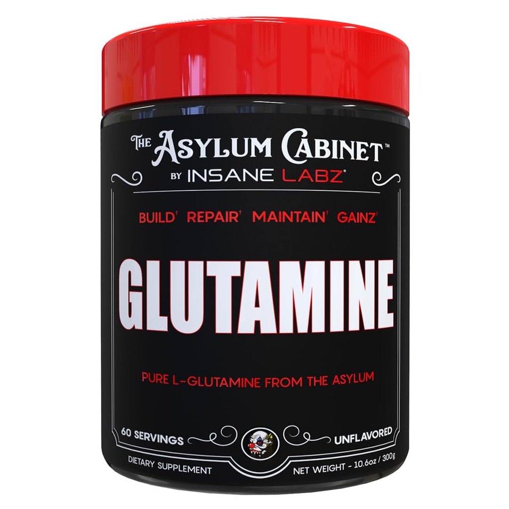 Insane Labz Glutamine, 5g Serving, 60 Servings.