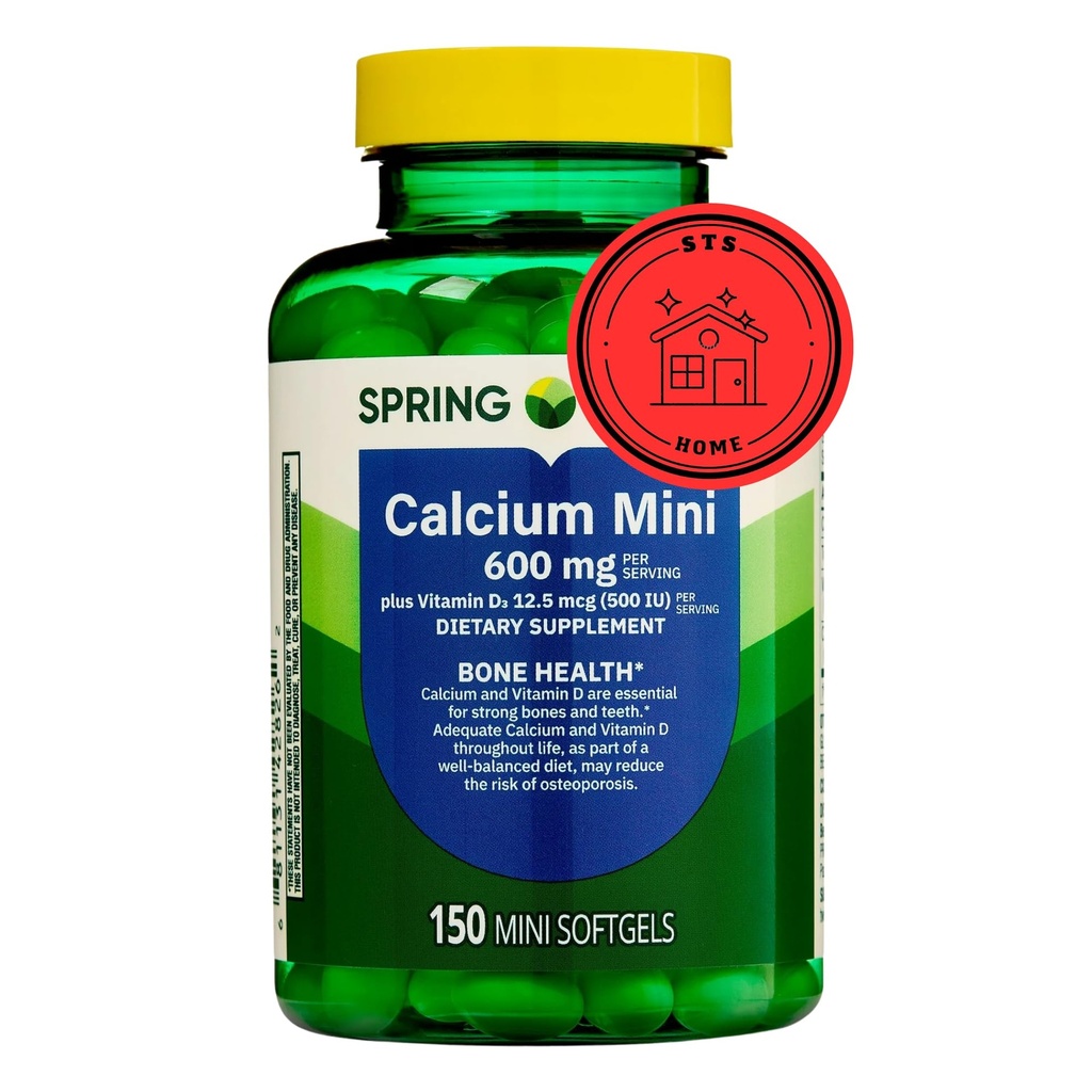 Spring Valley Calcium Plus Βιταμίνη D3 150 Mini Softgels 