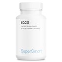 Supersmart EGCG Supplement 445mg per Day (High Strength) - 70% EGCg Green Tea Extract - Potent Bioavailable Antioxidant | Non-GMO & Gluten Free - 60 Vegetarian Capsules