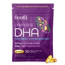 Root'd Prenatal DHA - 300mg Pure Vegan Omega-3 DHA from Algal Oil, Plant-Based Prenatal Supplement for Pregnancy, Fetal Brain & Eye Development, Non-GMO, Lemon & Rosemary Flavor, 30 Softgels