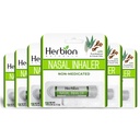 HERBION Naturals Nasal Inhaler Non-Medicated - Relieves Nasal Congestion & Blockage, Sinusitis & Allergic Conditions - 6 Packs