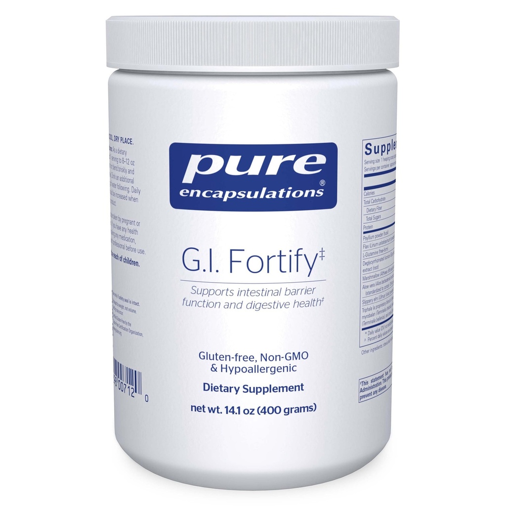 Pure Encapsulations G.I. Fortify - Supports Function, Microflora Balance, Cellular Health & Detoxification of G.I. Tract* - with Slippery Elm Bark - 14.1 Oz