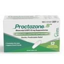 Rising PROCTOZONE-B™ Bisacodyl 10 mg Suppositories — OTC Stimulant Laxative Suppository for Occasional Constipation — 12 ct