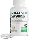 Bronson Magnesium Glycinate 400mg Extra Strength, Vegetarian, Chelated for Absorption Gentle on The Stomach, Non-GMO, 60 Tablets