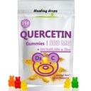 Quercetin με Bromelain Gummies - Βιταμίνη C + ψευδάργυρος + Βιταμίνη D3 - Quercetin 500mg Gummies για Παιδιά και Ενήλικες (1)